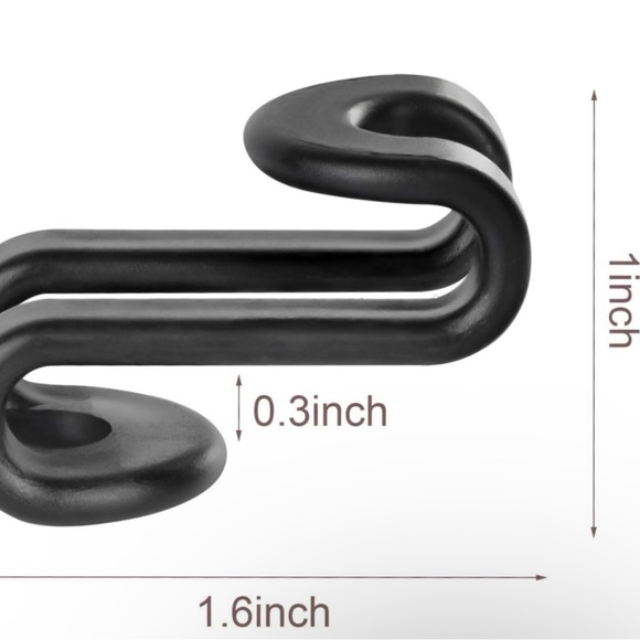 1 Set (30) Grey Closet Organizers. Clothes Hanger Extender Hooks - Picture 2 of 3